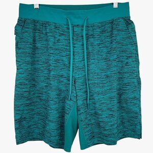 Lululemon T.H.E. Short 9" *Liner Invert Heather Amazonite Nautical Navy Size L